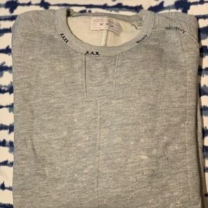 Scotch & Soda Grey Patched Sweater